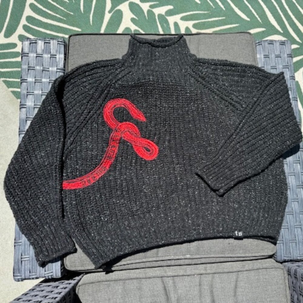 Reputation Mockneck Cropped Sweater